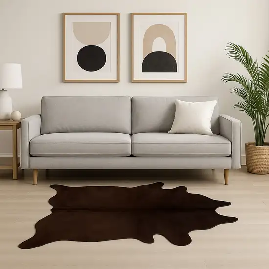Chocolate Cowhide Area Rug Photo 1