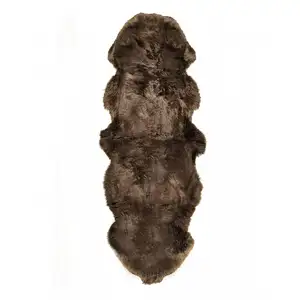 Photo of Chocolate Double Sheepskin - Area Rug