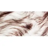 Photo of Chocolate Faux Fur Ombre Non Skid Area Rug