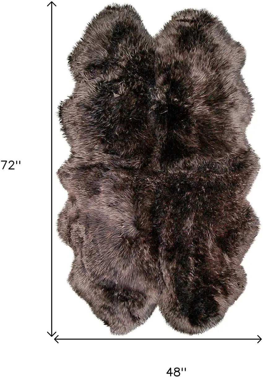 Chocolate Animal Print Area Rug Photo 3