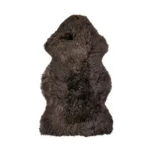 Photo of Chocolate Single Sheepskin Area Rug