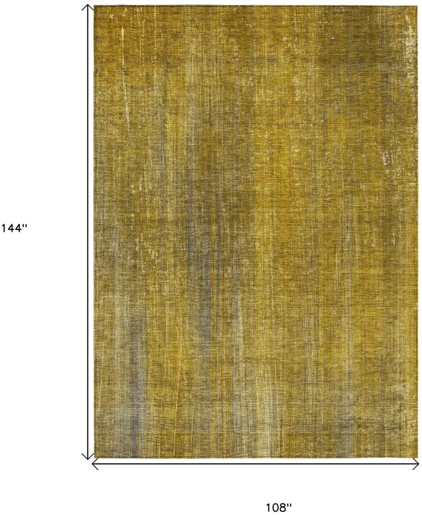 Chocolate Striped Washable Non Skid Indoor Outdoor Area Rug Photo 3