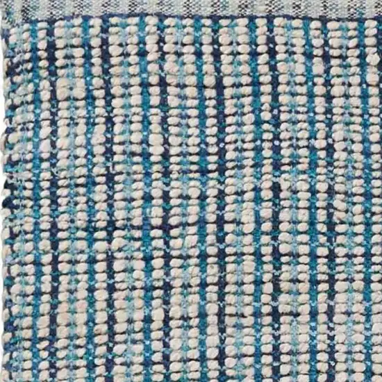 Classic Blue Jute Area Rug Photo 5