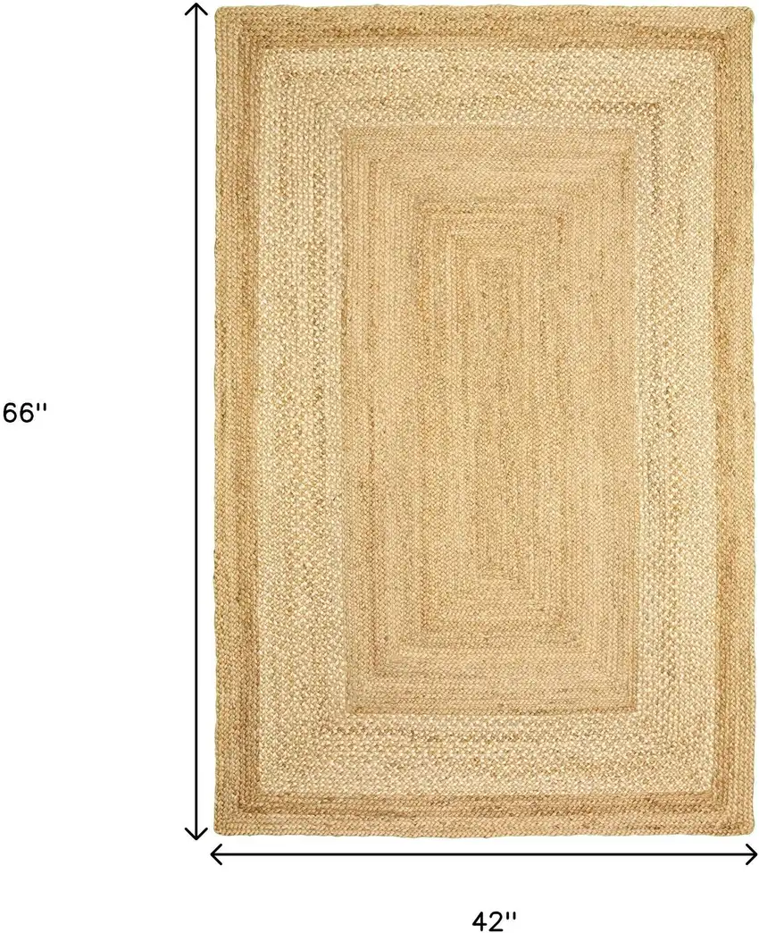 Classic Tan Bordered Area Rug Photo 7