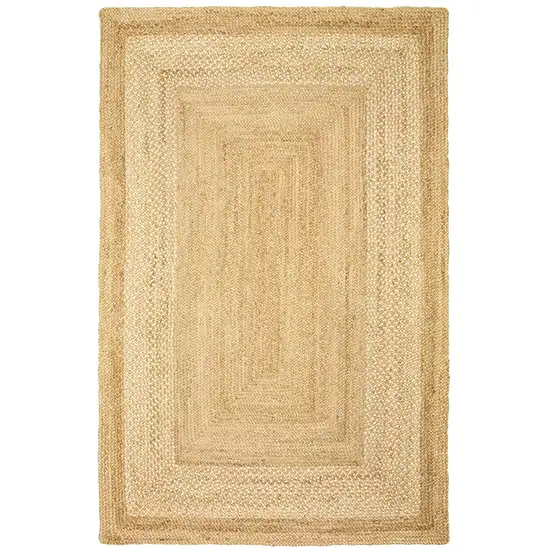 Classic Tan Bordered Area Rug Photo 4