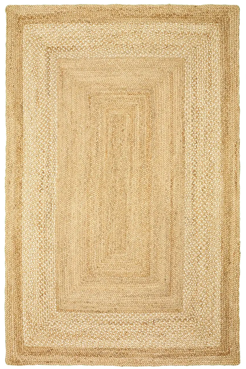 Classic Tan Bordered Area Rug Photo 4
