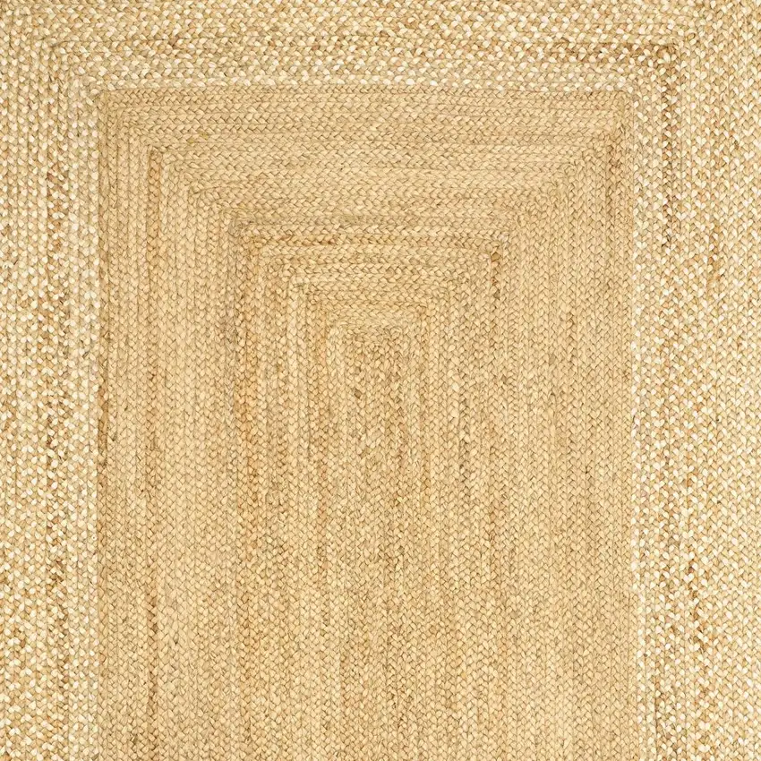 Classic Tan Bordered Area Rug Photo 6