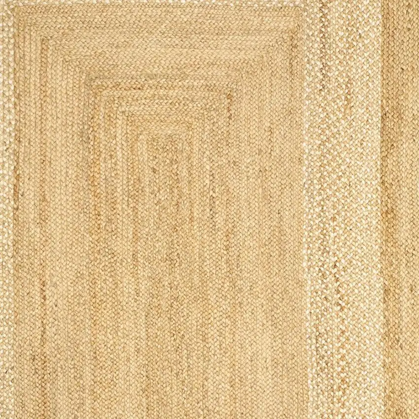 Classic Tan Bordered Area Rug Photo 3