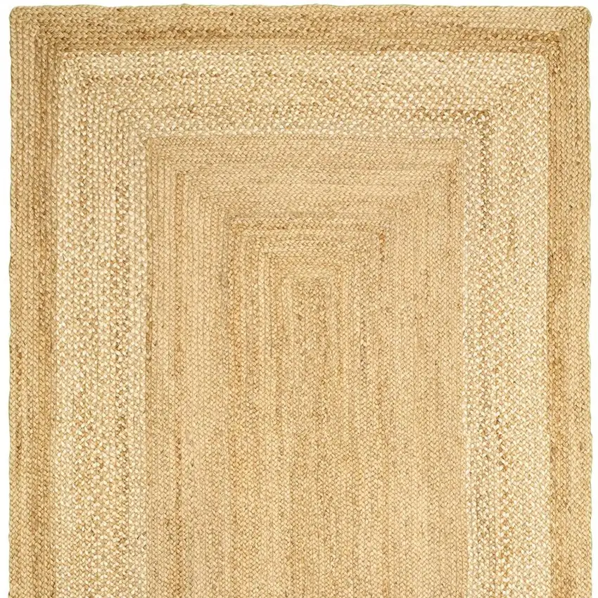 Classic Tan Bordered Area Rug Photo 4
