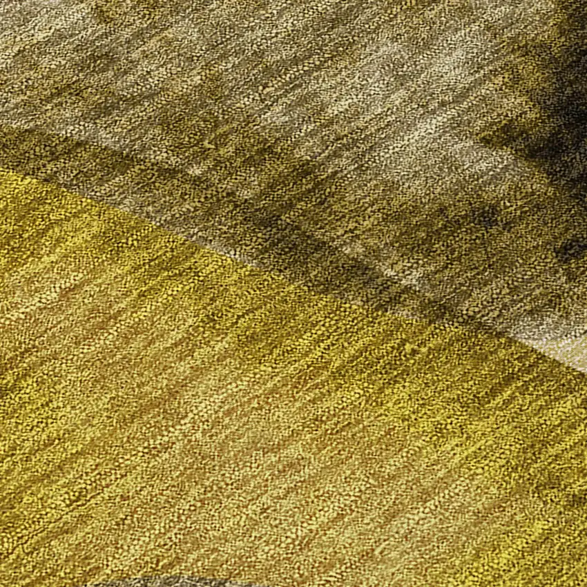Coffee Abstract Washable Non Skid Indoor Outdoor Area Rug Photo 8