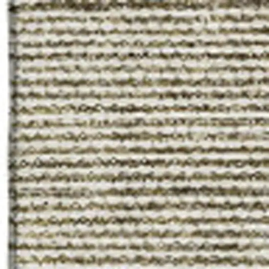 Coffee And Ivory Abstract Washable Area Rug With UV Protection Photo 3