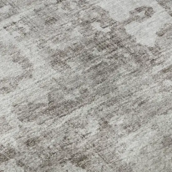 Coffee And Ivory Tribal Washable Indoor Outdoor Area Rug Photo 9