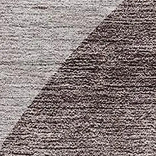 Coffee And Taupe Geometric Washable Area Rug With UV Protection Photo 5