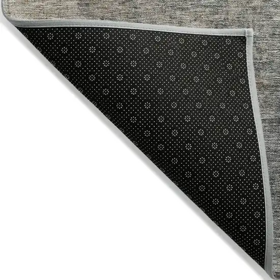 Coffee Black And Beige Abstract Washable Indoor Outdoor Area Rug Photo 4