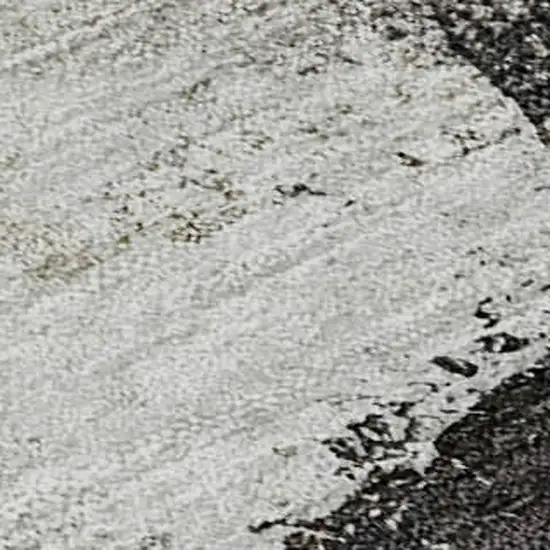 Coffee Charcoal And Ivory Abstract Washable Area Rug With UV Protection Photo 2