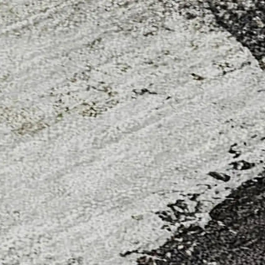 Coffee Charcoal And Ivory Abstract Washable Area Rug With UV Protection Photo 2