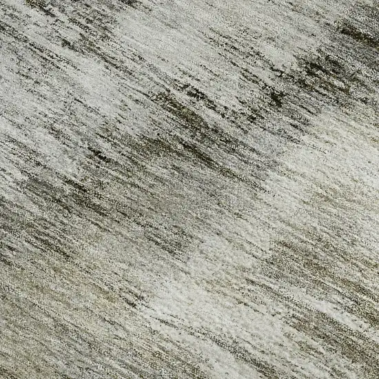 Coffee Ivory And Gray Abstract Washable Area Rug With UV Protection Photo 3