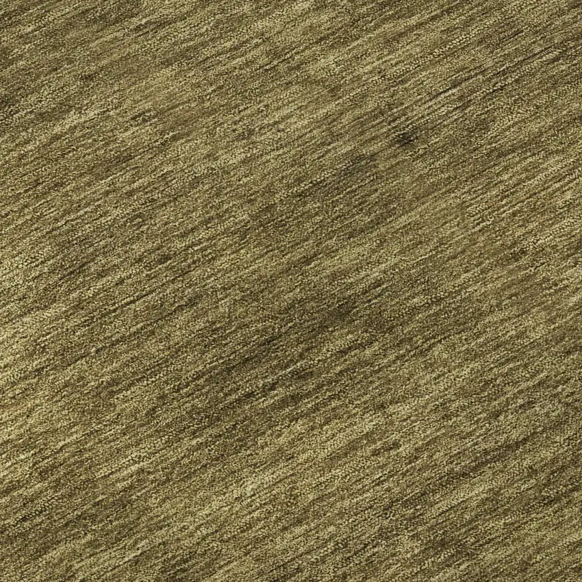 Coffee Ivory And Gray Striped Washable Area Rug With UV Protection Photo 9