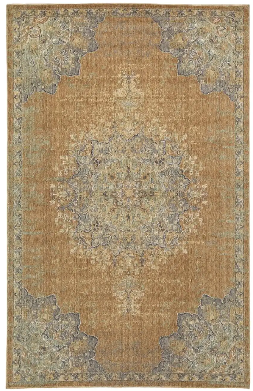 63 X 91 Coffee Wool Rug Photo 2