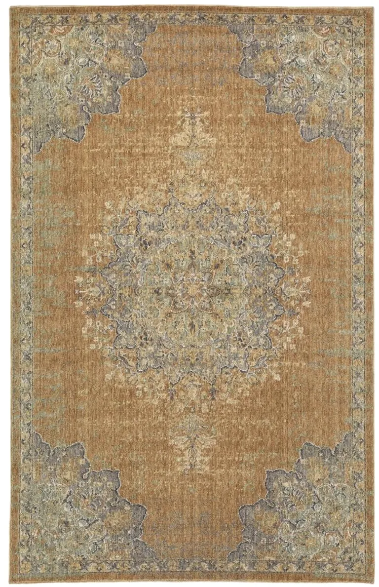 Coffee Wool Rug Photo 3
