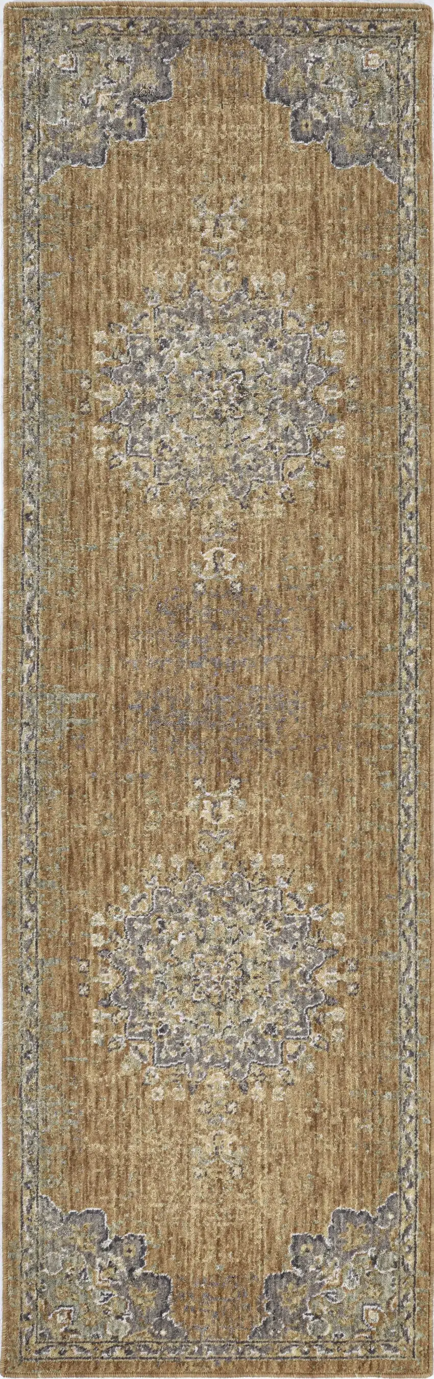 Coffee Wool Rug Photo 3
