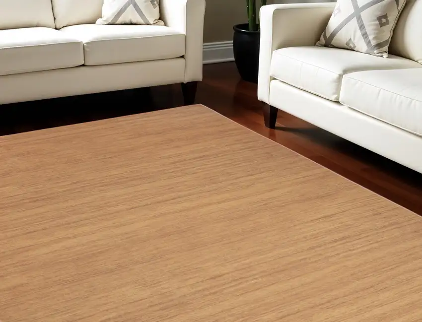 Copper Abstract Washable Area Rug Photo 1
