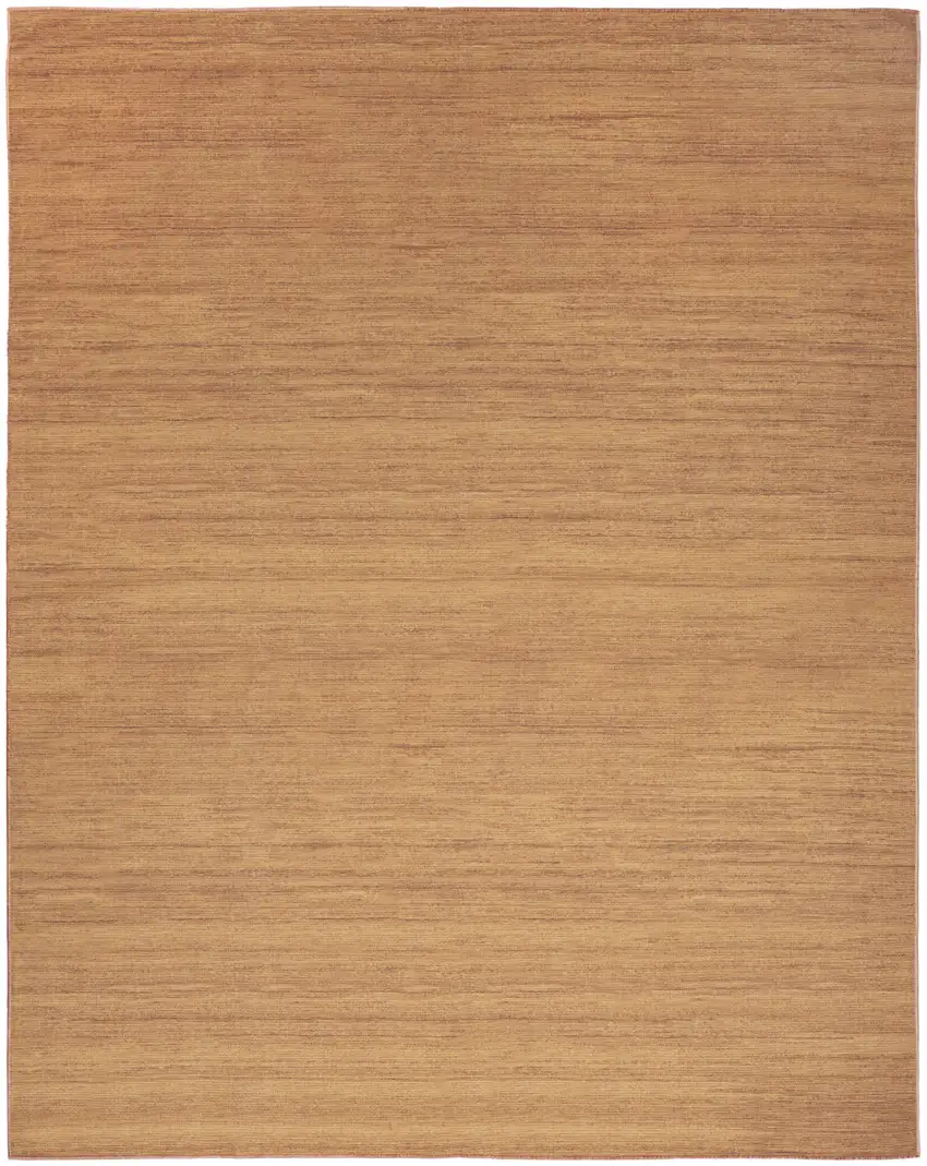 Copper Abstract Washable Area Rug Photo 2