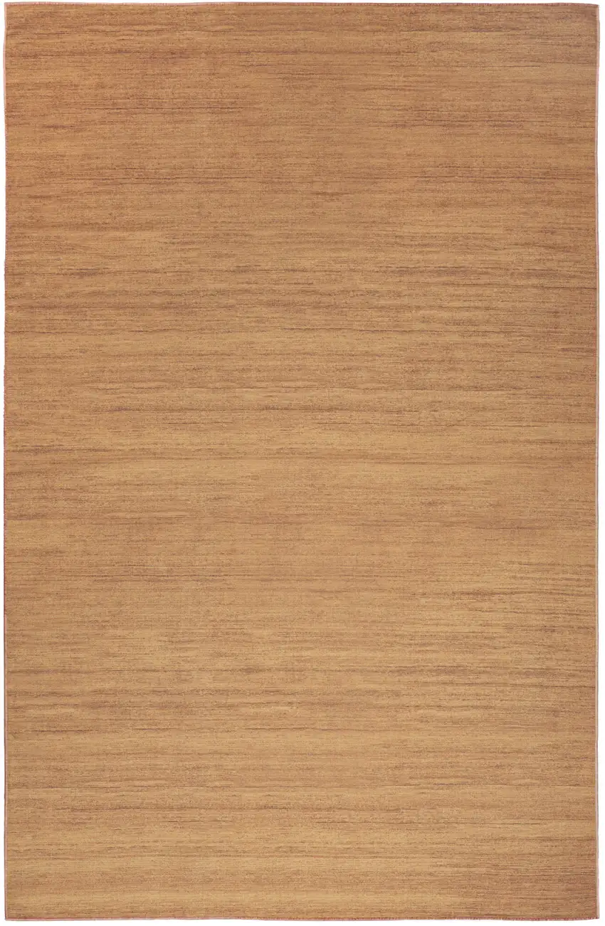 Copper Abstract Washable Area Rug Photo 1