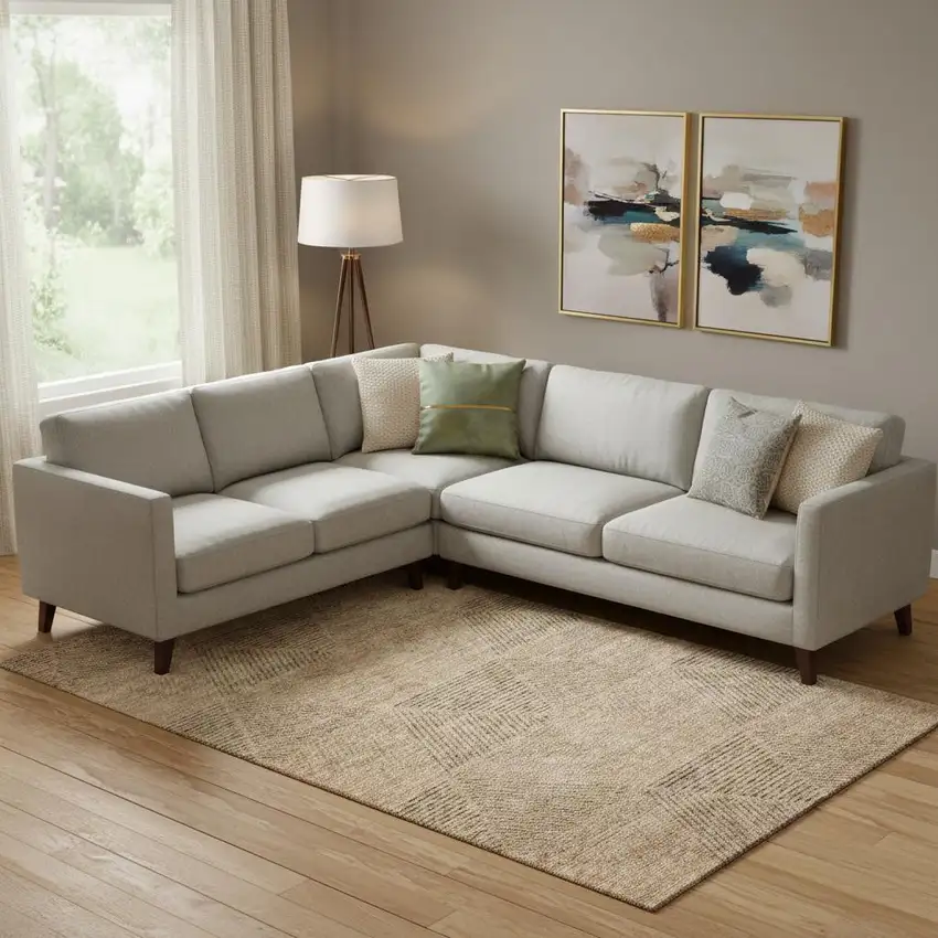 Copper And Brown Geometric Washable Area Rug With UV Protection Photo 1