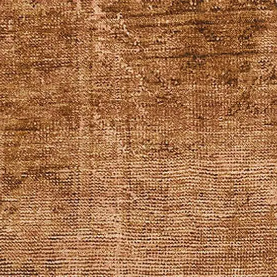 Copper And Brown Oriental Washable Area Rug With UV Protection Photo 6