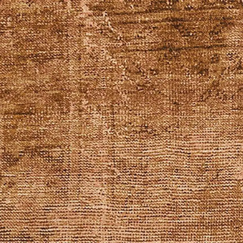 Copper And Brown Oriental Washable Area Rug With UV Protection Photo 6