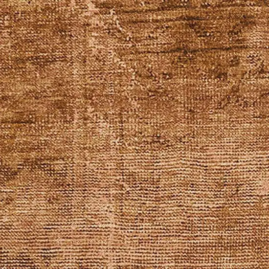 Copper And Brown Oriental Washable Area Rug With UV Protection Photo 7