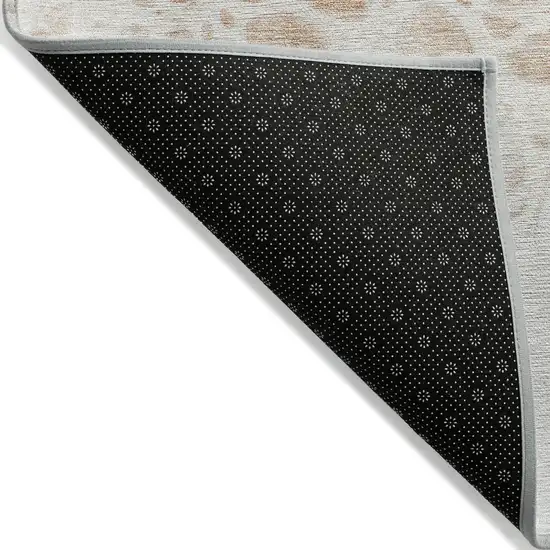 Copper And Ivory Nautical Washable Indoor Outdoor Area Rug Photo 4