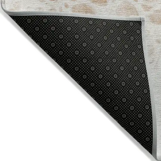 Copper And Ivory Nautical Washable Indoor Outdoor Area Rug Photo 4