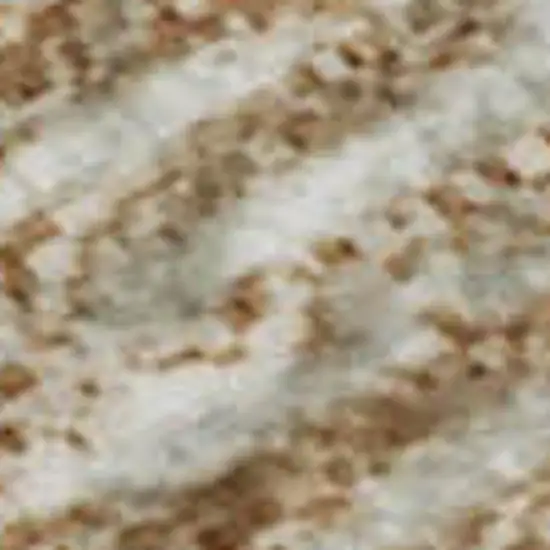 Copper And Ivory Striped Washable Area Rug With UV Protection Photo 3