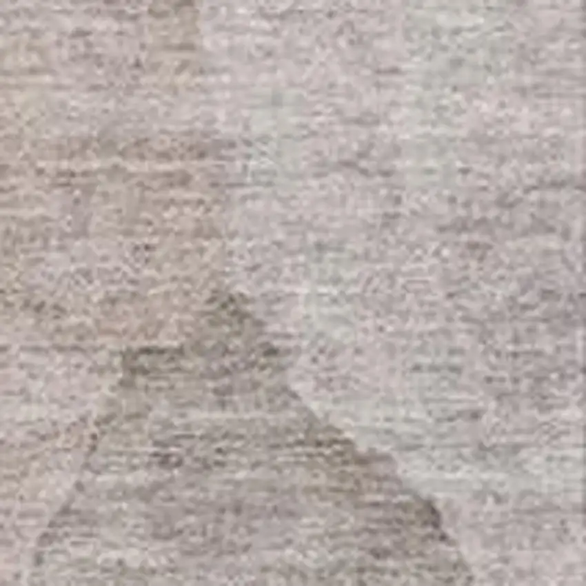 Copper And Pale Aqua Abstract Washable Indoor Outdoor Area Rug Photo 3