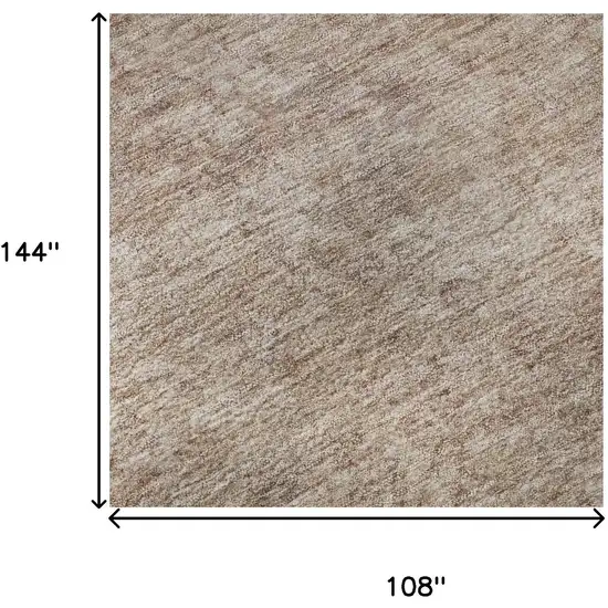 Copper And Rust Oriental Washable Area Rug With UV Protection Photo 8