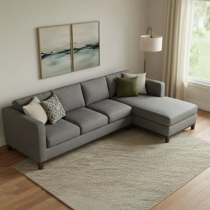 Copper Gray And Beige Striped Washable Area Rug With UV Protection Photo 2