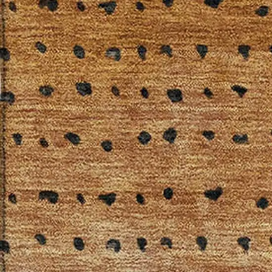 Copper Gray And Silver Abstract Washable Area Rug With UV Protection Photo 3