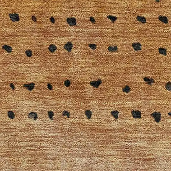 Copper Gray And Silver Abstract Washable Area Rug With UV Protection Photo 3