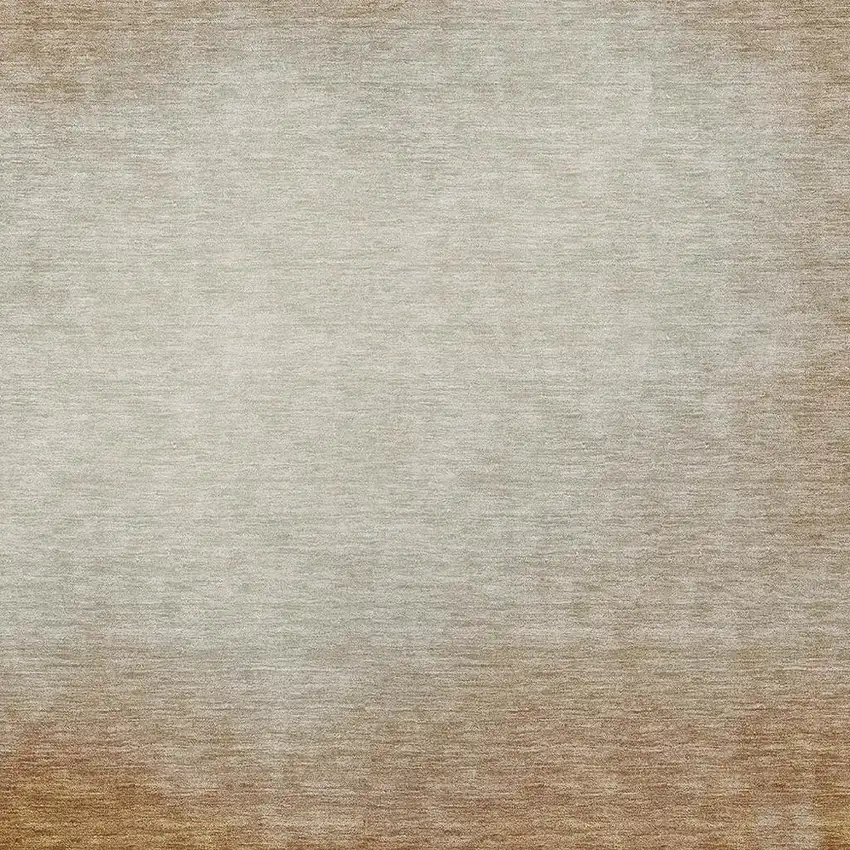 Copper Ivory And Chocolate Abstract Washable Indoor Outdoor Area Rug Photo 2