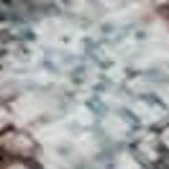 Coral And Blue Abstract Washable Area Rug With UV Protection Photo 2