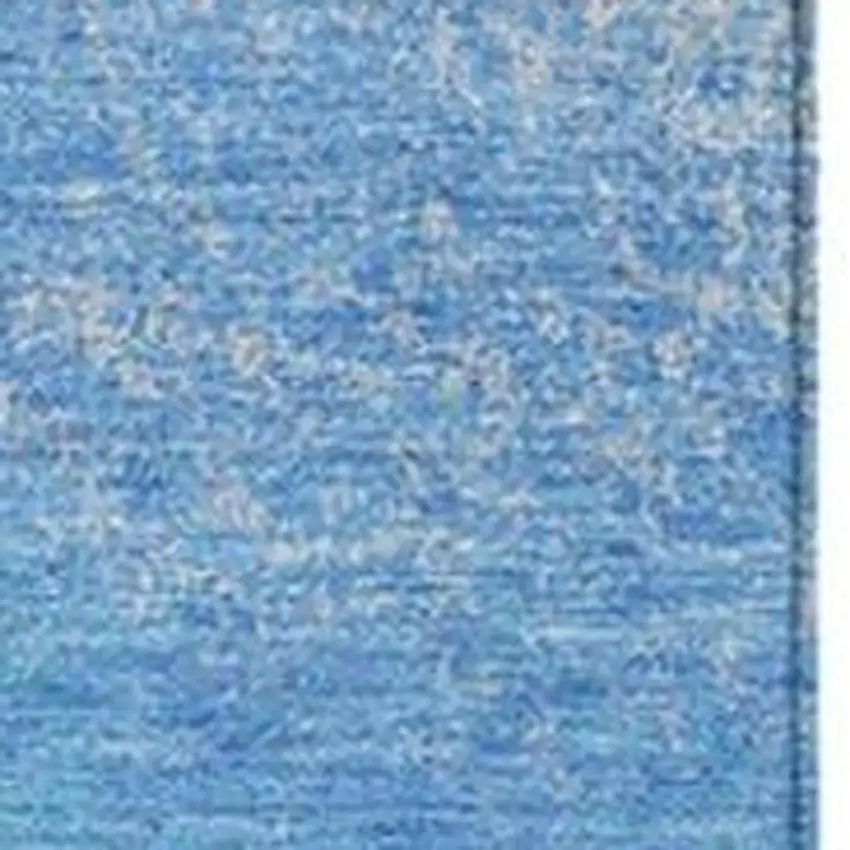 Coral And Blue Ombre Washable Indoor Outdoor Area Rug Photo 3