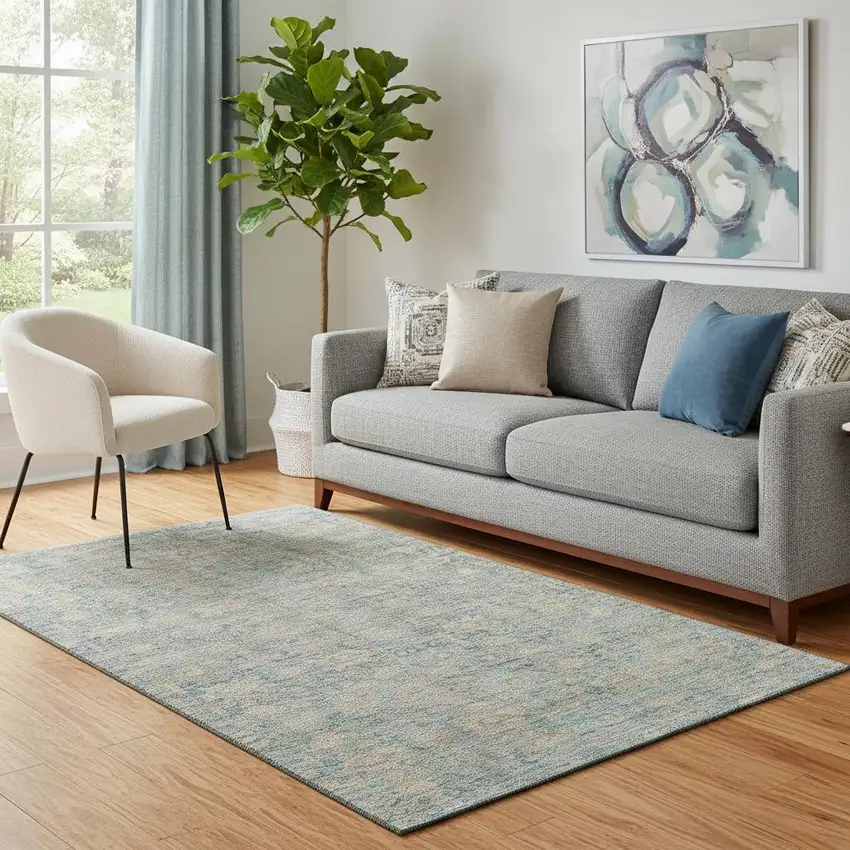 Coral And Copper Oriental Washable Area Rug With UV Protection Photo 2