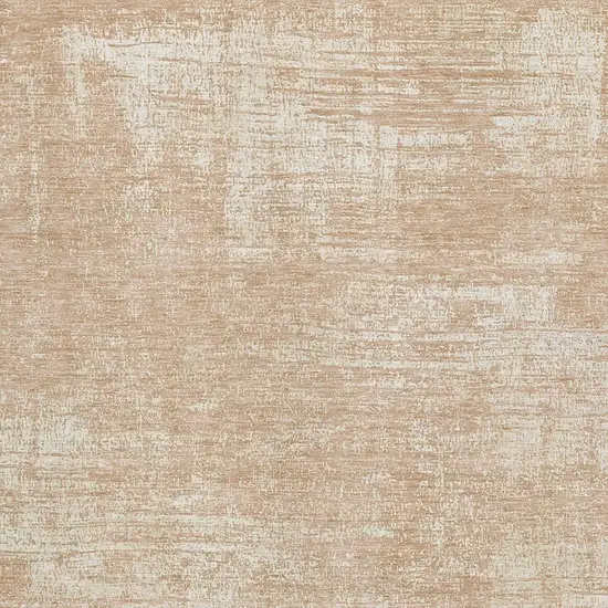 Coral And Ivory Abstract Washable Area Rug With UV Protection Photo 6