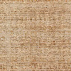 Photo of Coral And Peach Oriental Washable Area Rug With UV Protection