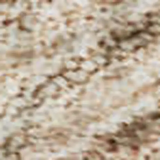 Coral And Salmon Medallion Washable Area Rug With UV Protection Photo 2