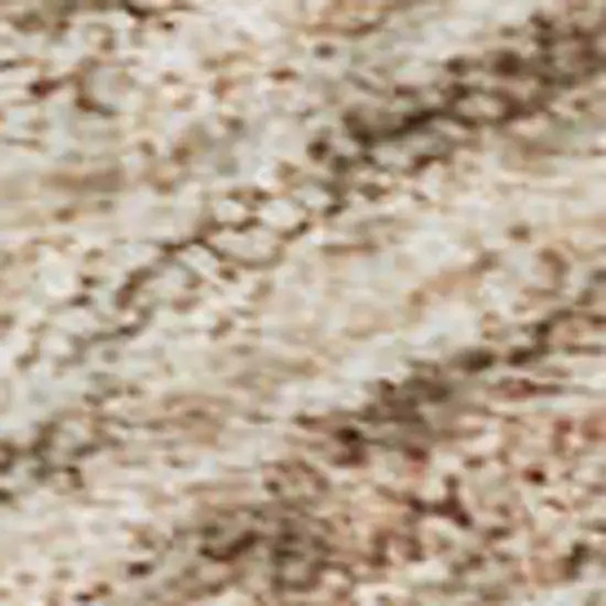 Coral And Salmon Medallion Washable Area Rug With UV Protection Photo 2