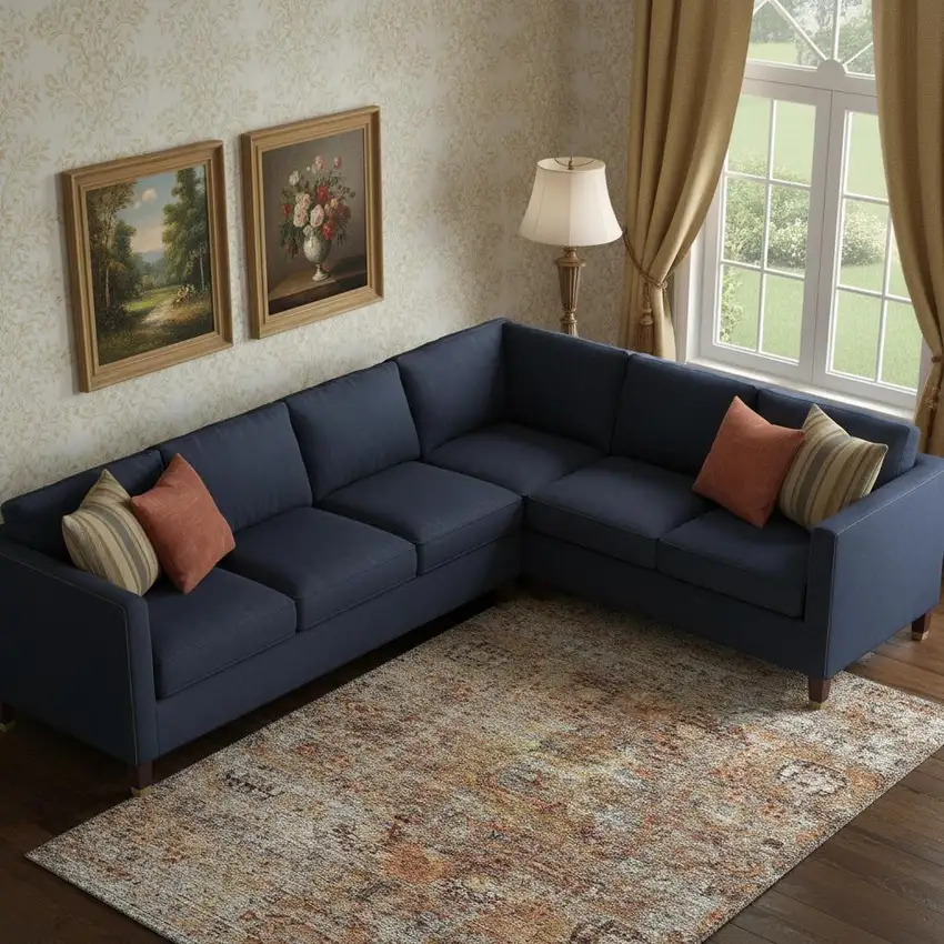 Coral Gray And Silver Floral Medallion Washable Area Rug With UV Protection Photo 2