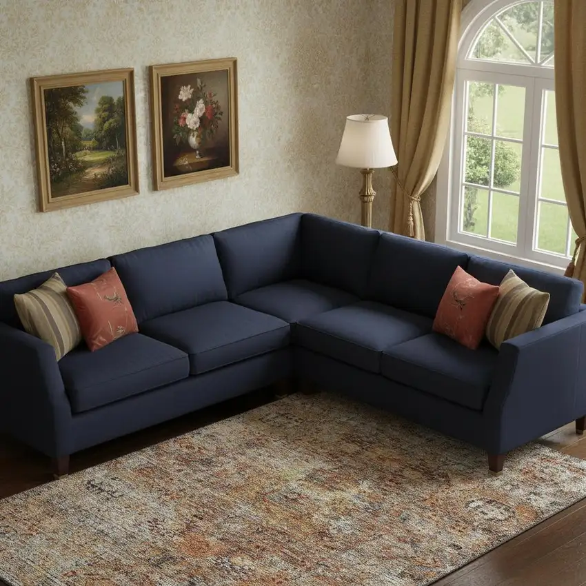 Coral Gray And Silver Floral Medallion Washable Area Rug With UV Protection Photo 2